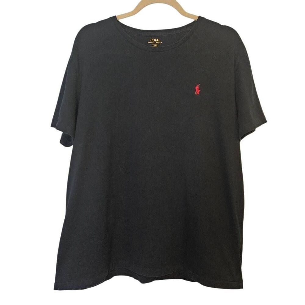 Polo by Ralph Lauren cotton black t- shirt. Size L.